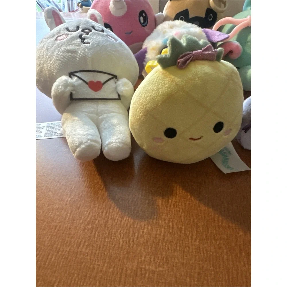 Lot Of 9 Small Squishy Plush: Swuishmallows, TY, Smoochy, Others Some With‎ Tags